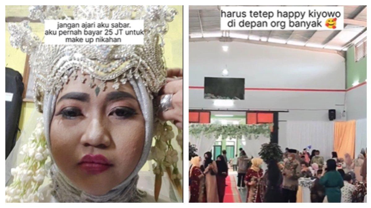 Pengantin ini menyesal pilih MUA yang salah, makeup inginnya soft malah jadi gini.