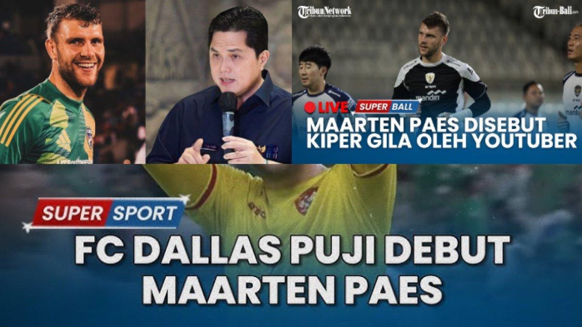 Ketua Umum Persatuan Sepakbola Seluruh Indonesia atau PSSI Erick Thohir kaget dengan manuver Maarten Paes yang awalnya blunder, endingnya jadi penyelamat Timnas Indonesia.