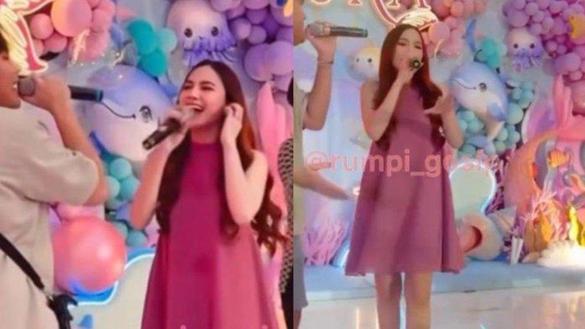 Mahalini Raharja diduga tengah mengandung anak pertamanya dengan Rizky Febian.