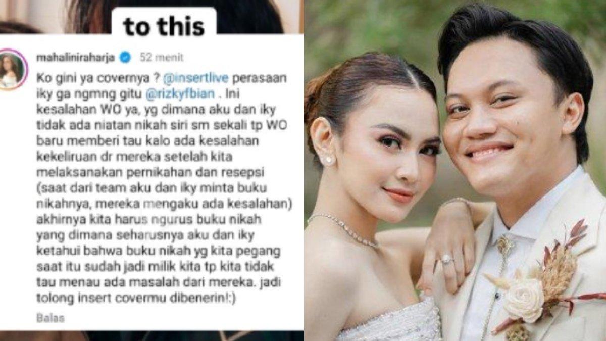 Mahalini beber pihak yang sebabkan dirinya dan Rizky Febian nikah ulang
