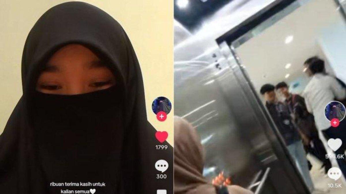 Mahasiswi bercadar bernama Cintria mengaku sudah bertemu dengan gerombolan mahasiswa yang bully dirinya di Universitas Islam Negeri Sulthan Thaha Sifauddin Jambi.