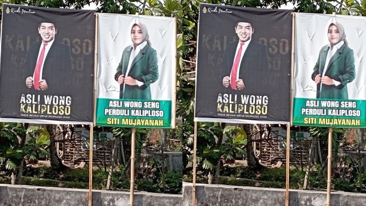 Mantan suami istri berkompetisi di Pilkades Kaliploso, Banyuwangi, Jawa Timur.