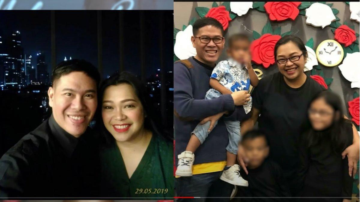 Marcella Lumowa bersama suami dan anak-anaknya