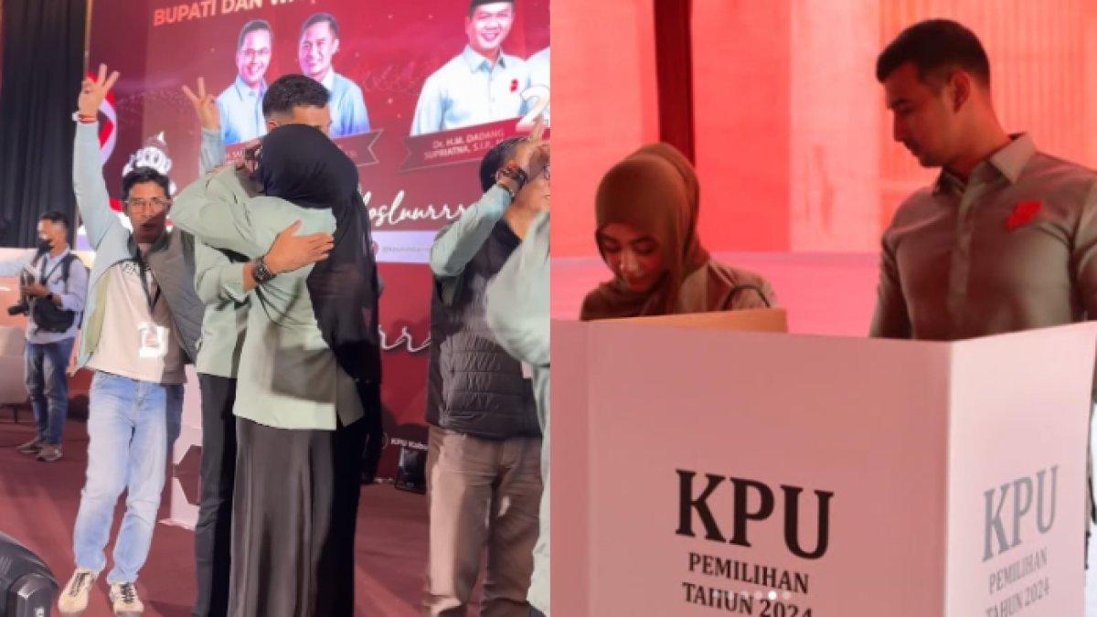 Margin Winaya yang setia mendampingi suaminya, Ali Syakieb bertarung sebagai calon wakil bupati di Pilkada Kabupaten Bandung 2024.