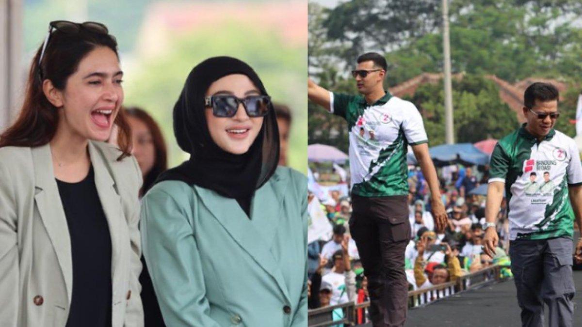 Margin Winaya yang setia mendampingi suaminya, Ali Syakieb bertarung sebagai calon wakil bupati di Pilkada Kabupaten Bandung 2024.