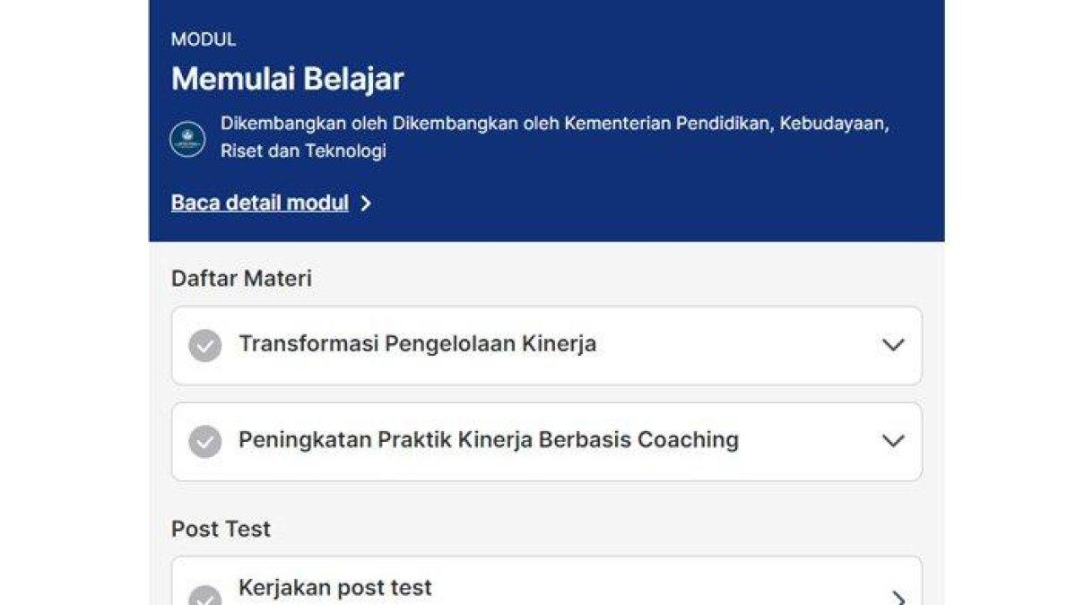 Mari Simak Kunci Jawaban Soal Post Test Modul 1 Peningkatan Praktik Kinerja Memulai Belajar Platform Merdeka Mengajar