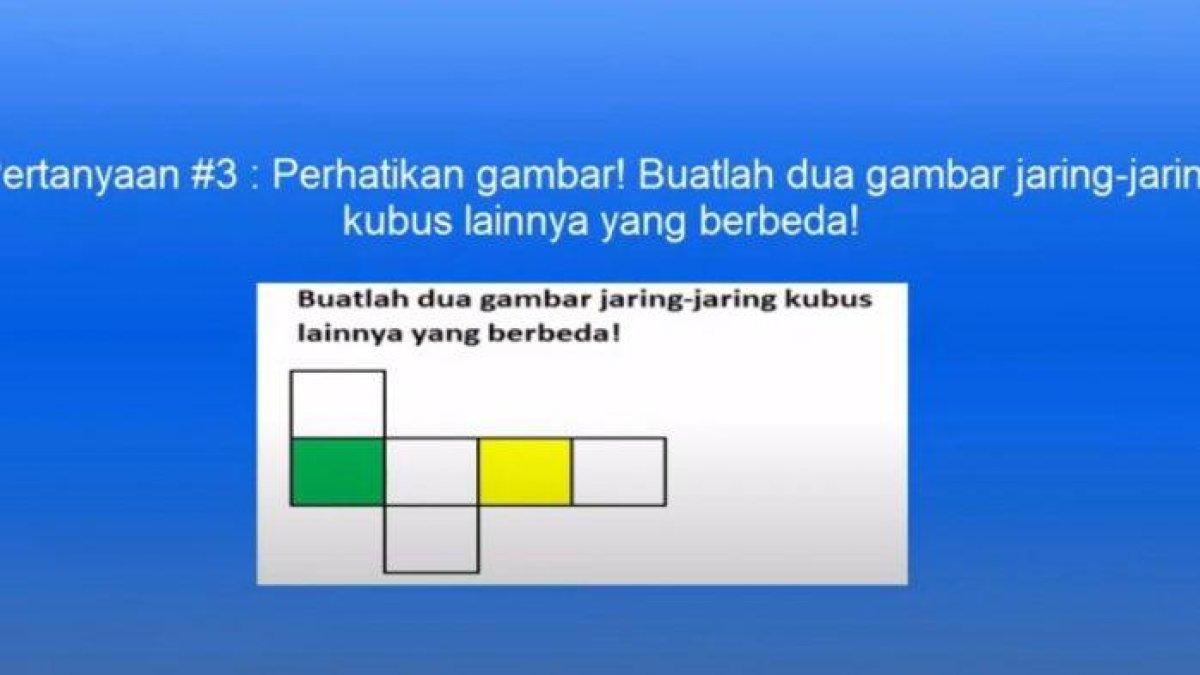 Mari simak kunci jawaban Program Belajar dari Rumah Gemar Matematika bersama Pak Ridwan
