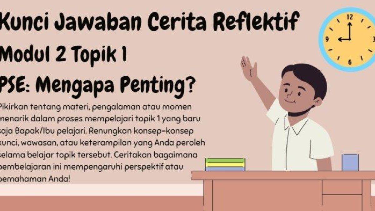 Mari simak kunci jawaban soal Modul 2 Topik 1 PPG 2024, tentang Pembelajaran Sosial Emosional: Mengapa Penting?
