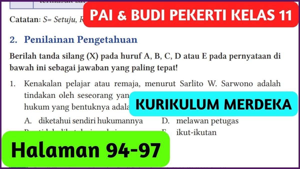 Mari simak kunci jawaban soal PAI Kelas 11 SMA, Berikut ini, cara yang dicoba diluruskan, yaitu:
