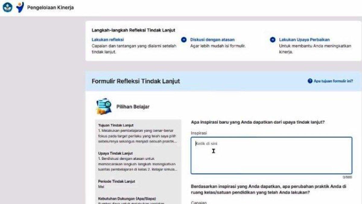 Mari simak kunci jawaban soal PMM, apa inspirasi baru yang anda dapatkan dari upaya tindak lanjut disiplin positif?