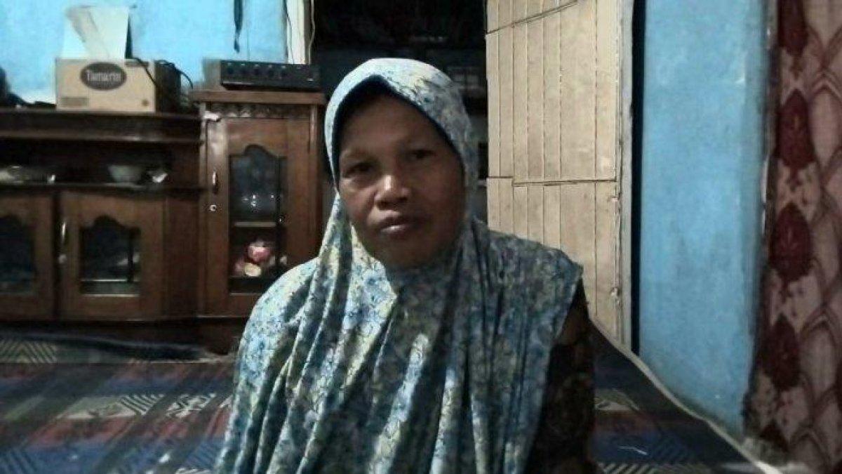 Marsiah saat menceritakan detik-detik terakhir suaminya sebelum meninggal dunia.