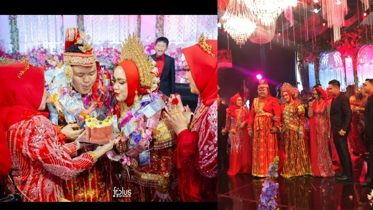 Masniyah dan Budiman menikah dengan adat Bugis