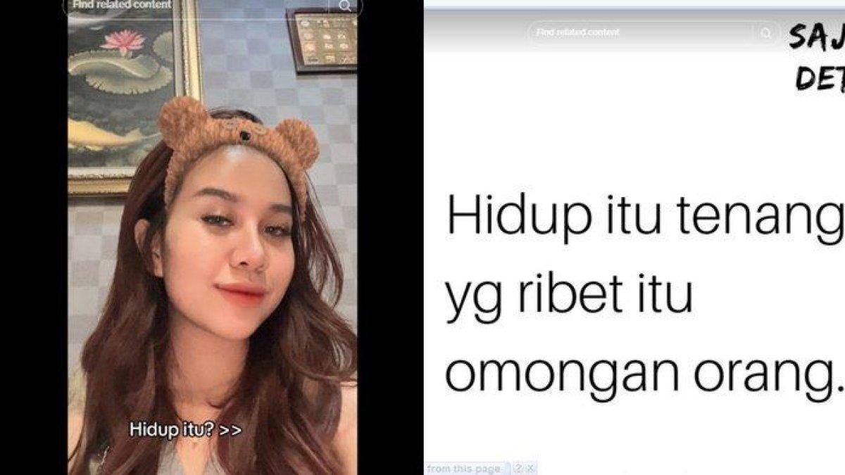 Mayang memberikan reaksi usai dipolisikan.