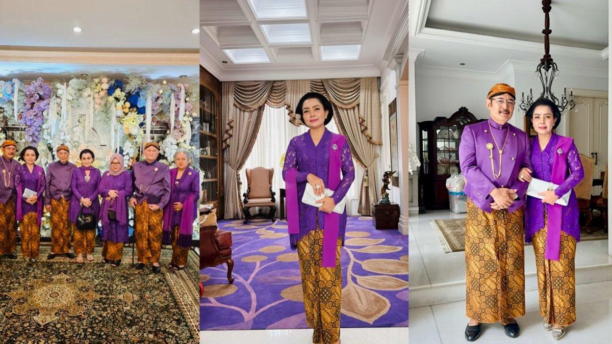 Mayangsari seragaman dengan keluarga Cendana