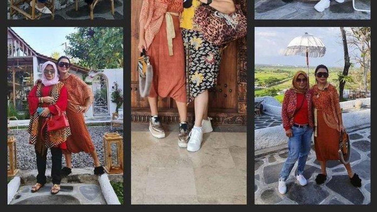 Mayangsari tampak kompak bersama 5 saudara perempuannya
