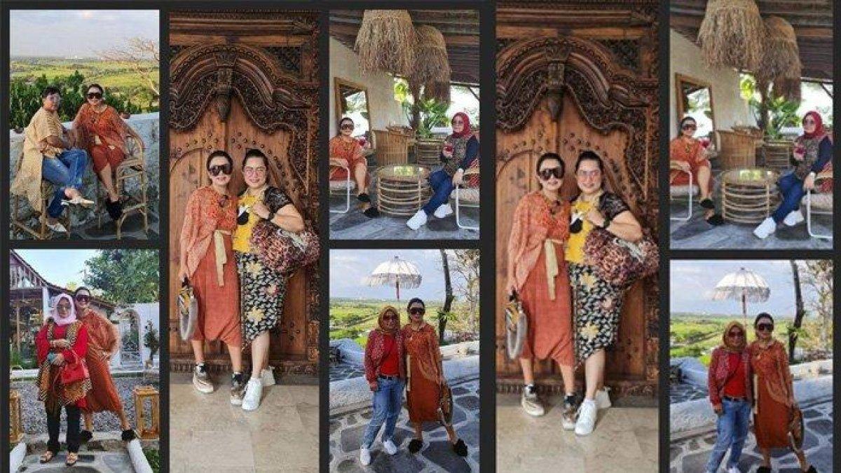 Mayangsari tampak kompak bersama 5 saudara perempuannya