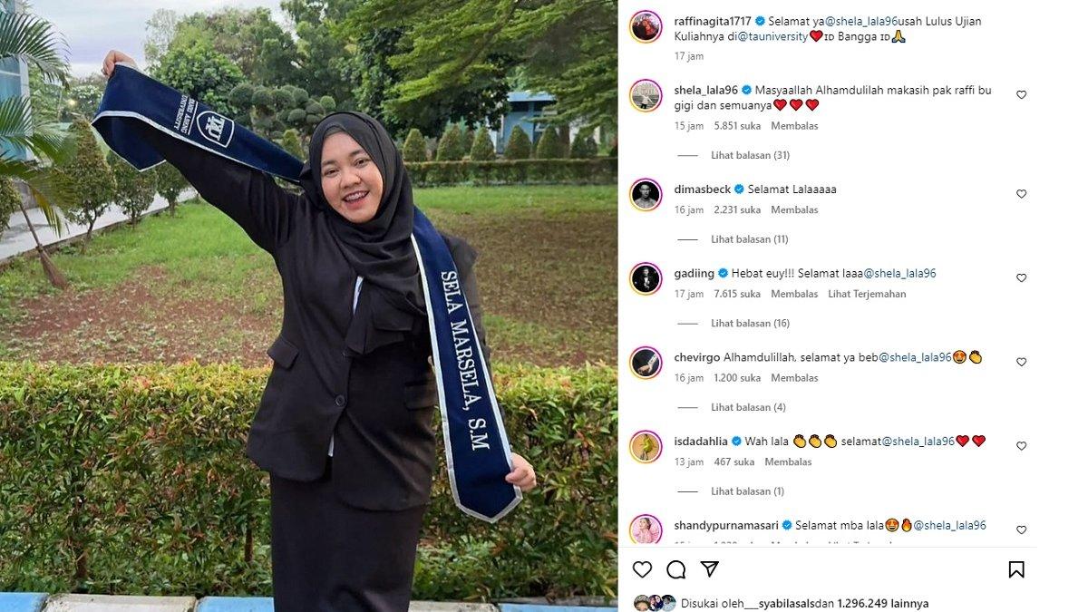 Mbak Lala pengasuh Rafathar sukses jadi sarjana