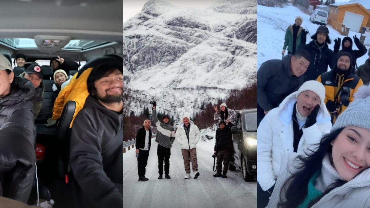 Medina Dina liburan bareng Gading Marten ke Norwegia