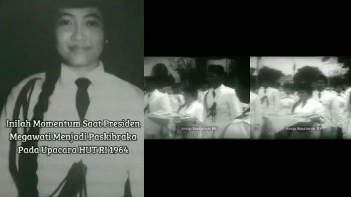 Megawati Soekarnoputri pernah jadi Paskibraka. 