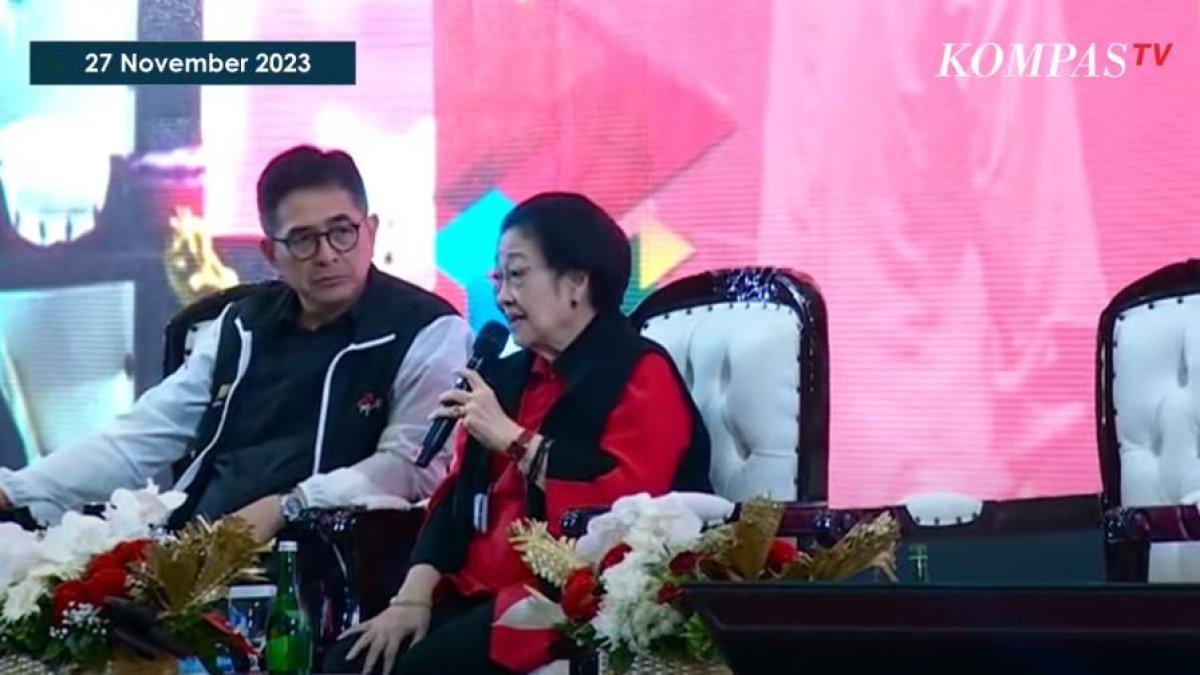 Megawati kritik penguasa dalam acara rakornas PDIP