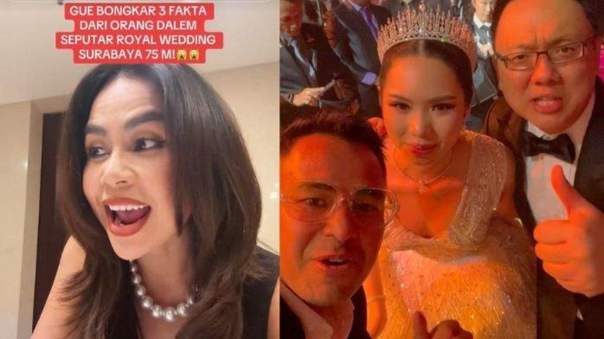 Melaney Ricardo saat bongkar fakta pernikahan Crazy Rich Surabaya / Raffi Ahmad bersama Ryan Harris dan Gwen Ashley