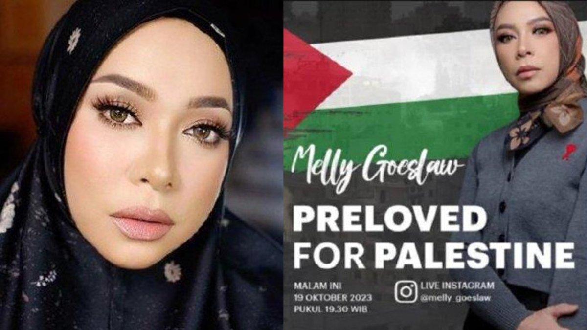 Melly Goeslaw jual barang preloved untuk donasi ke Palestina