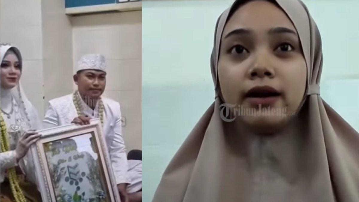 Mempelai wanita ini gelar pernikahan di rumah sakit