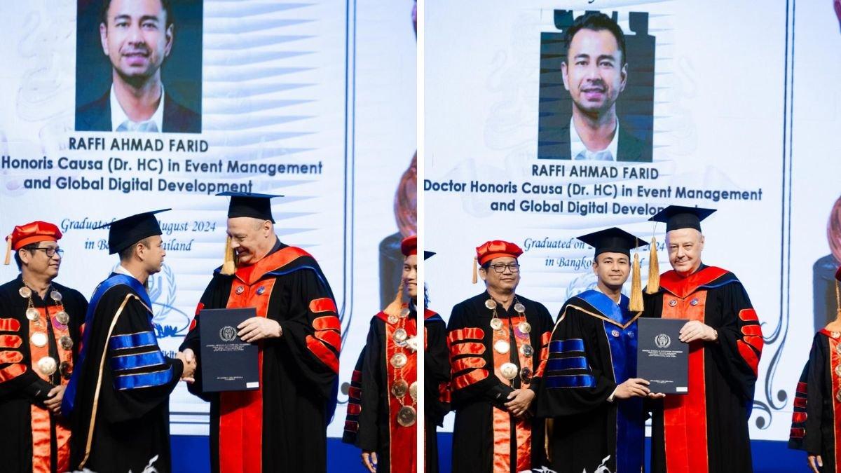Mendapat gelar doktor dari UIPM Thailand