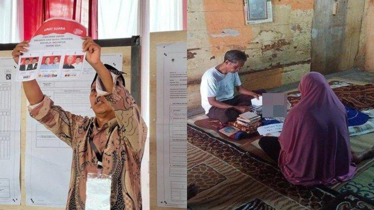Meninggal saat nyoblos, jenazah Samilah disemayamkan di rumah duka di Kelurahan Pasar Baturaja.
