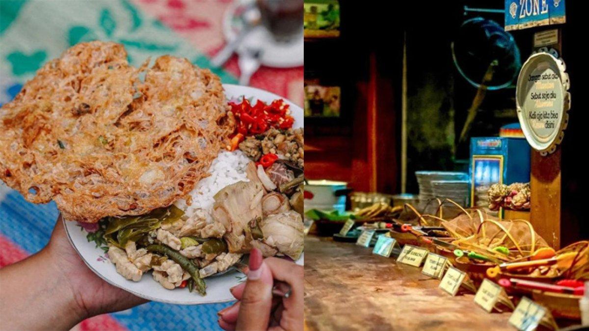 Menu makanan di Warung Kopi Klotok Cisarua, Bogor, milik Titiek Soeharto