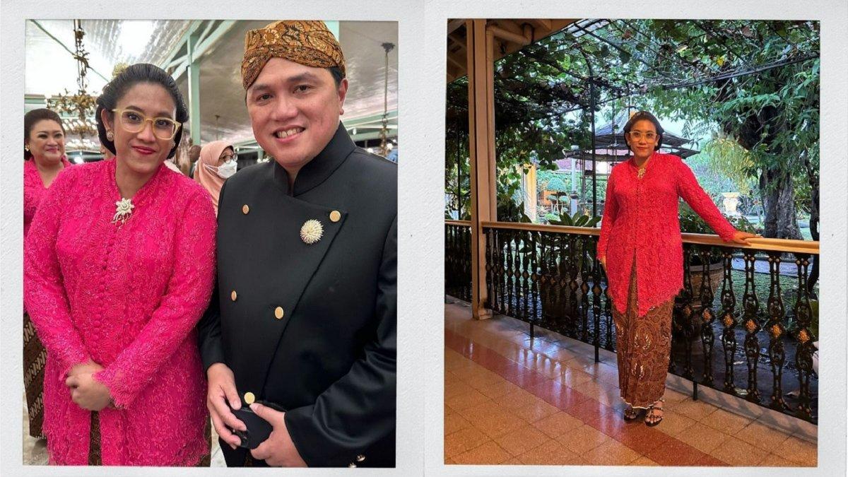 Menur Soekarno dalam balutan baju kebaya