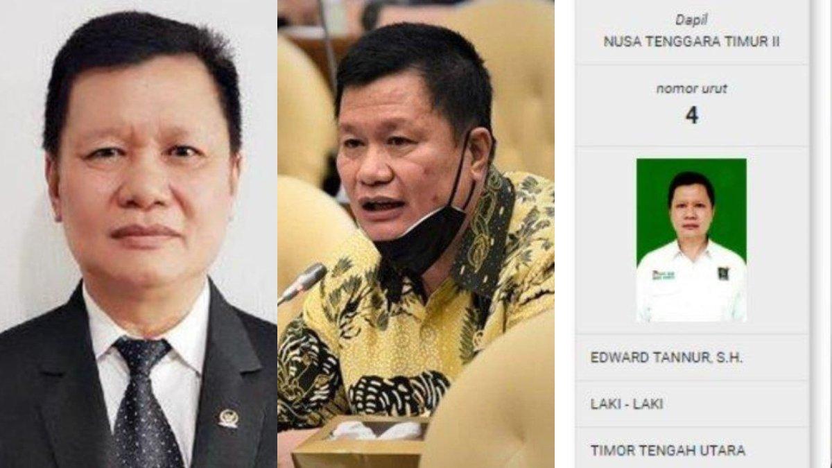 Meski telah dinonaktifkan, Edward Tannur saat ini masih terdaftar sebagai bakal calon anggota legislatif (caleg). 