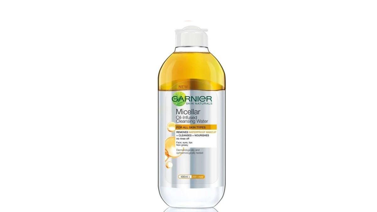 MICELLAR WATER INDOMARET - Foto produk Micellar Oil-Infused Cleansing Water, diolah dari garnier.co.id, Selasa (1/4/2025). Berikut rekomendasi micellar water yang bisa dibeli di Indomaret.