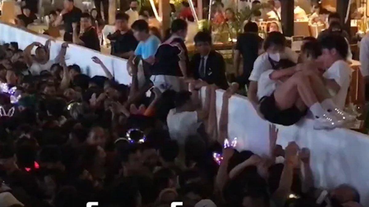 Miris, kejadian mirip tragedi Hallowen Itaewon terjadi di Bangkok, orang-orang terinjak saat pesta perayaan malam Tahun Baru 2024