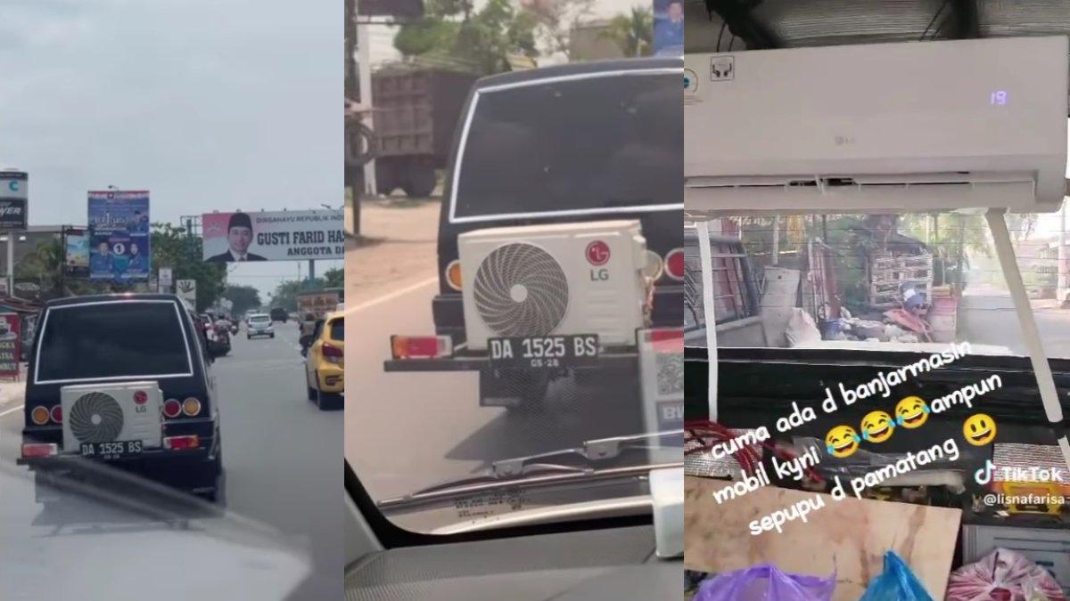 Mobil Carry pakai AC ruangan untuk mendinginkan kabin