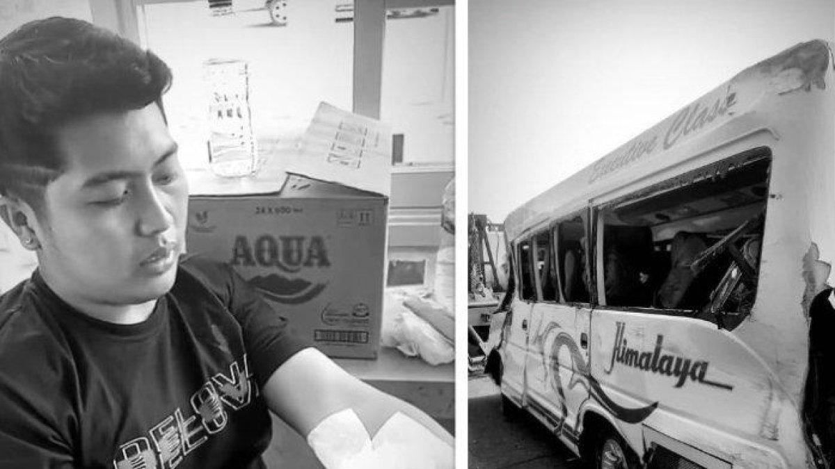 Mobil Tim Happy Asmara Kecelakaan Hingga Rusak Parah, Delva Irawan Alaami Luka di Tangan