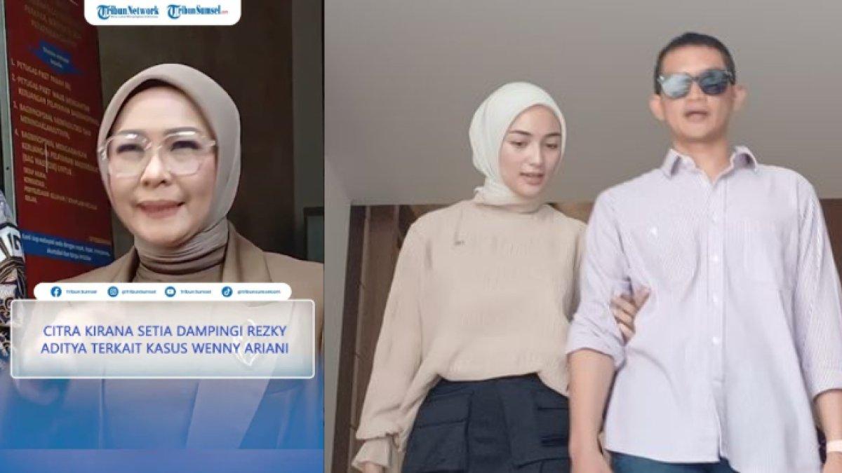 Momen Citra Kirana setia mendampingi Rezky Aditya yang sedang berseteru dengan Wenny Ariani.