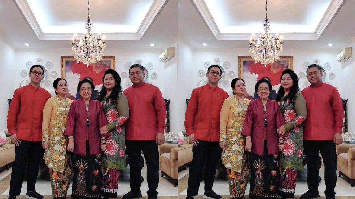 Momen Idul Fitri keluarga Puan Maharani