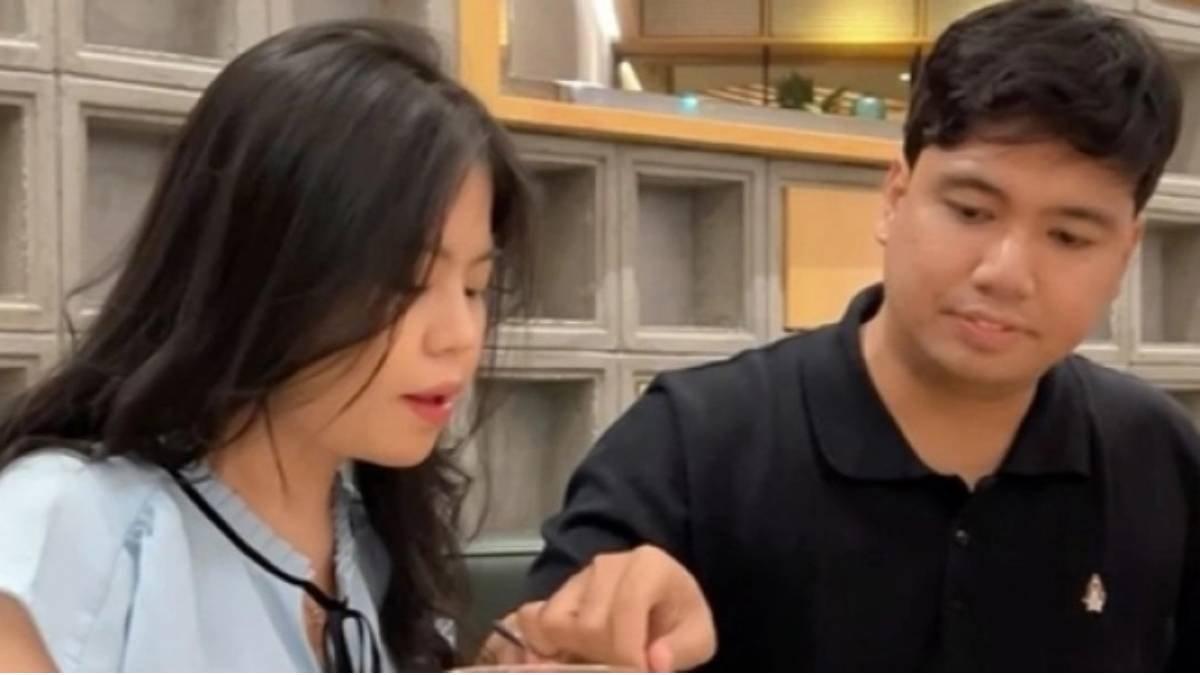 Momen Indah Tri Pertiwi bersama Frans Faisal.