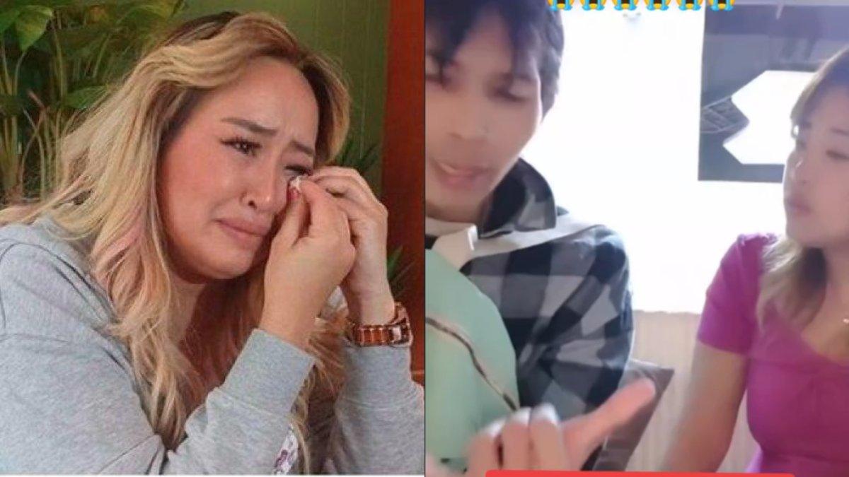 Momen Pinkan Mambo dan Arya Khan cekcok saat live TikTok, singgung kata cerai.