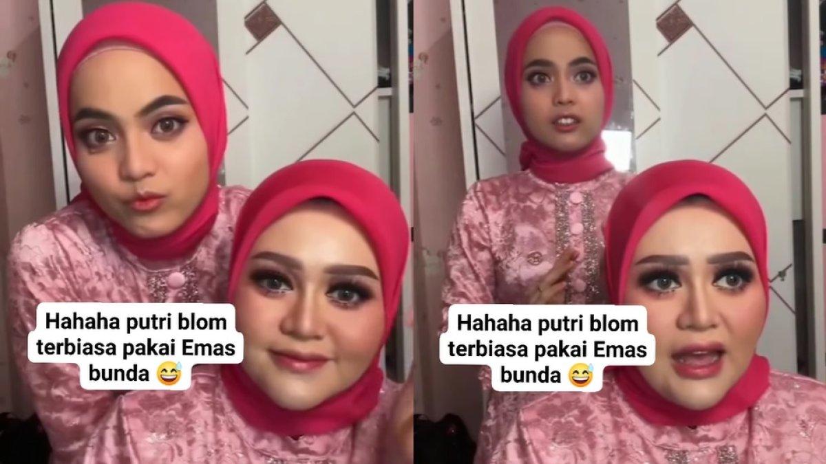 Momen Putri Isnari ditegur ibu mertua karena enggan pakai emas