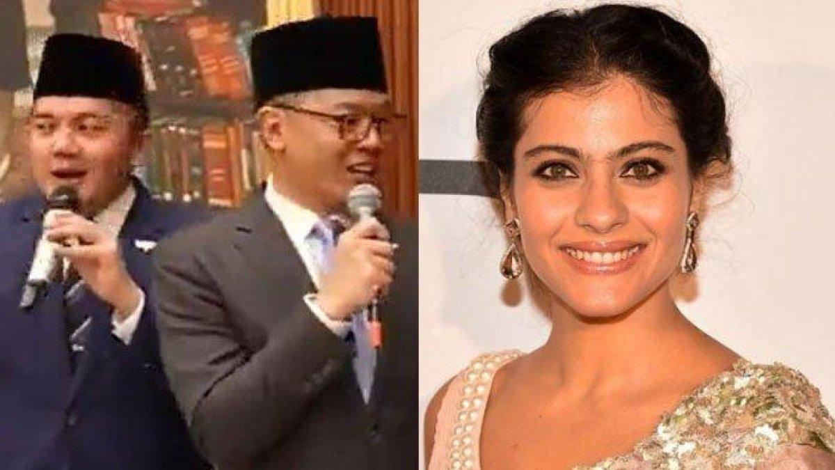 MAYOR TEDDY NYANYI - Momen artis India Kajol takjub mendengar suara Mayor Teddy nyanyi lagu Kuch Kuch Hota Hai.