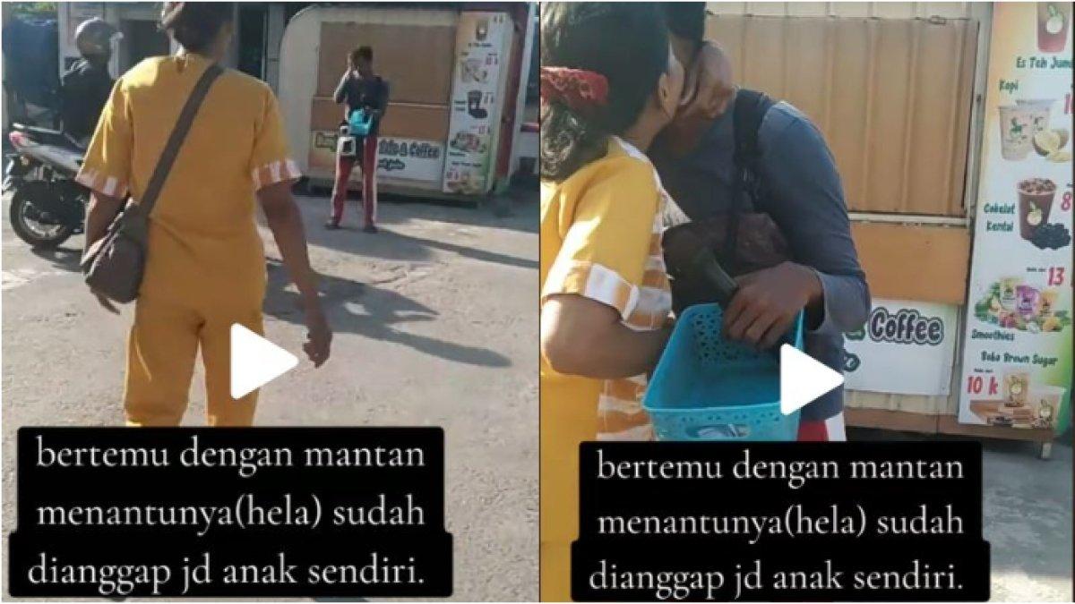 Momen haru mertua bertemu menantunya buta lagi ngamen (1)