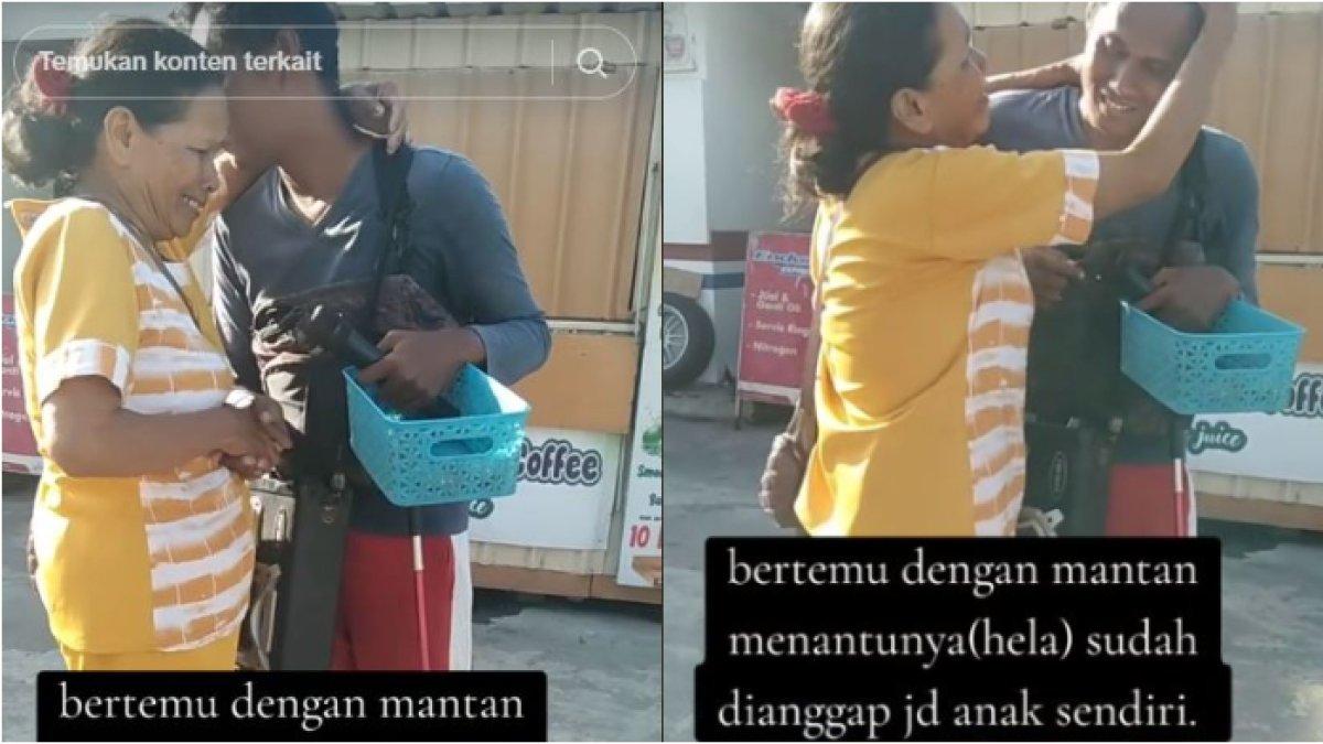 Momen haru mertua bertemu menantunya buta lagi ngamen (2)