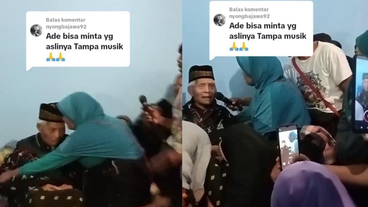 Momen haru pertemuan Oma Nela dengan keluarga