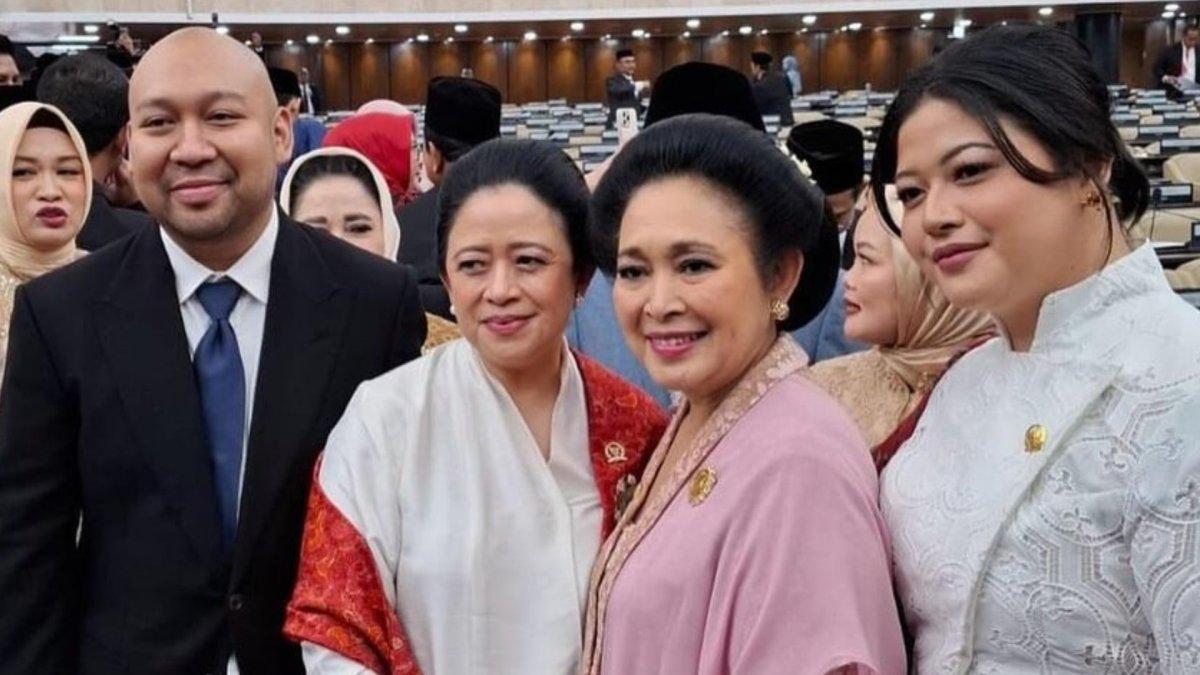 Momen kebersamaan para keturunan Presiden Soekarno dan Soeharto.