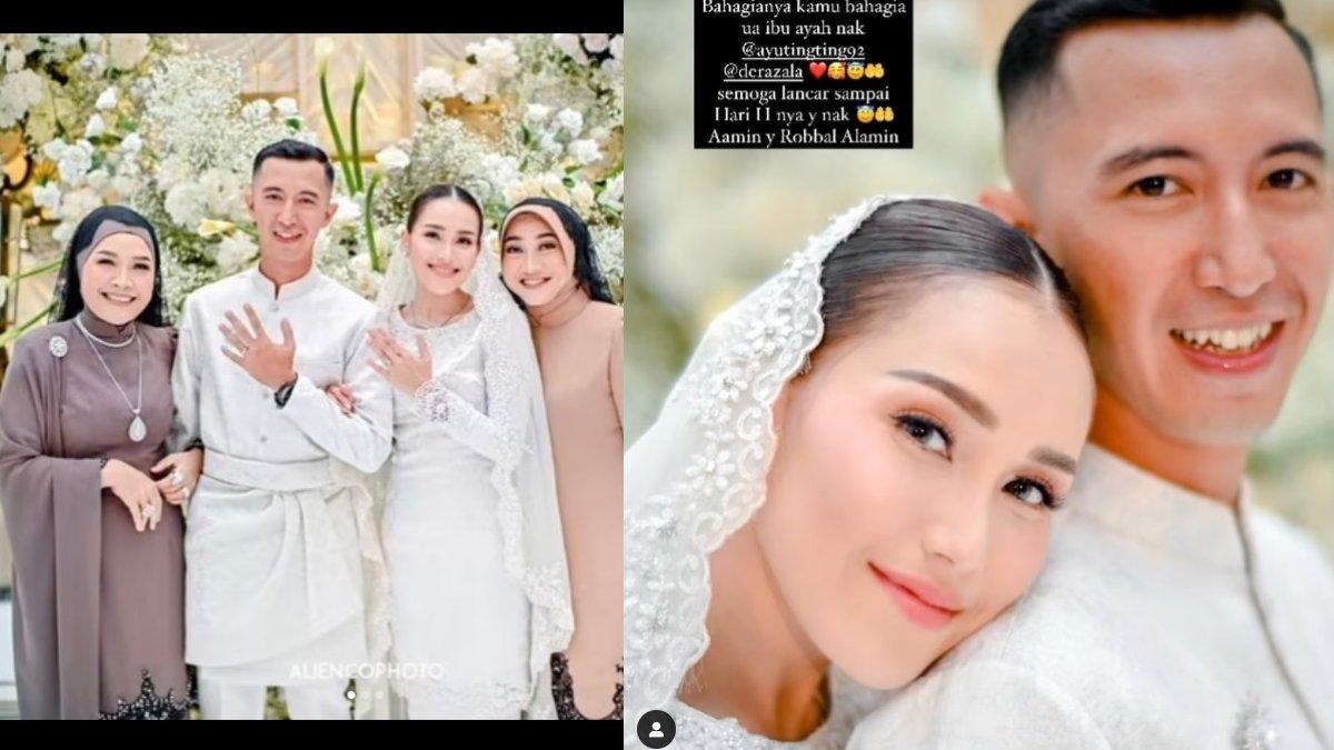 Momen pertunangan Ayu Ting Ting dan Lettu Fardhana