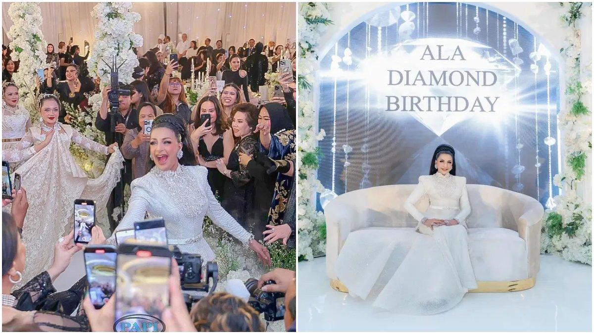 Momen ulang tahun mewah ibu Tasyi Athasyia, Ala Alatas.