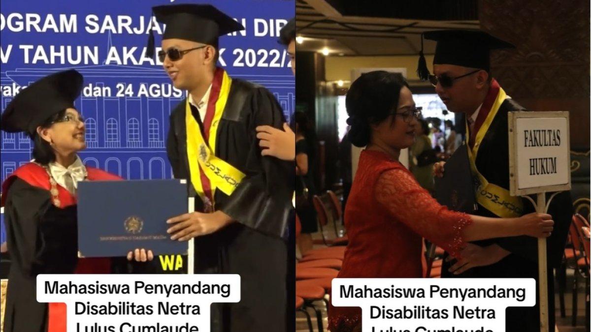Momen wisuda Alexander Farrel Rasendriyo Haryono