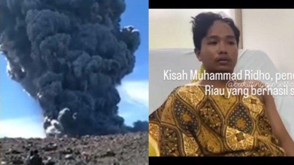 Muhammad Ridho ceritakan perjuangannya selamatkan diri dari erupsi Gunung Marapi